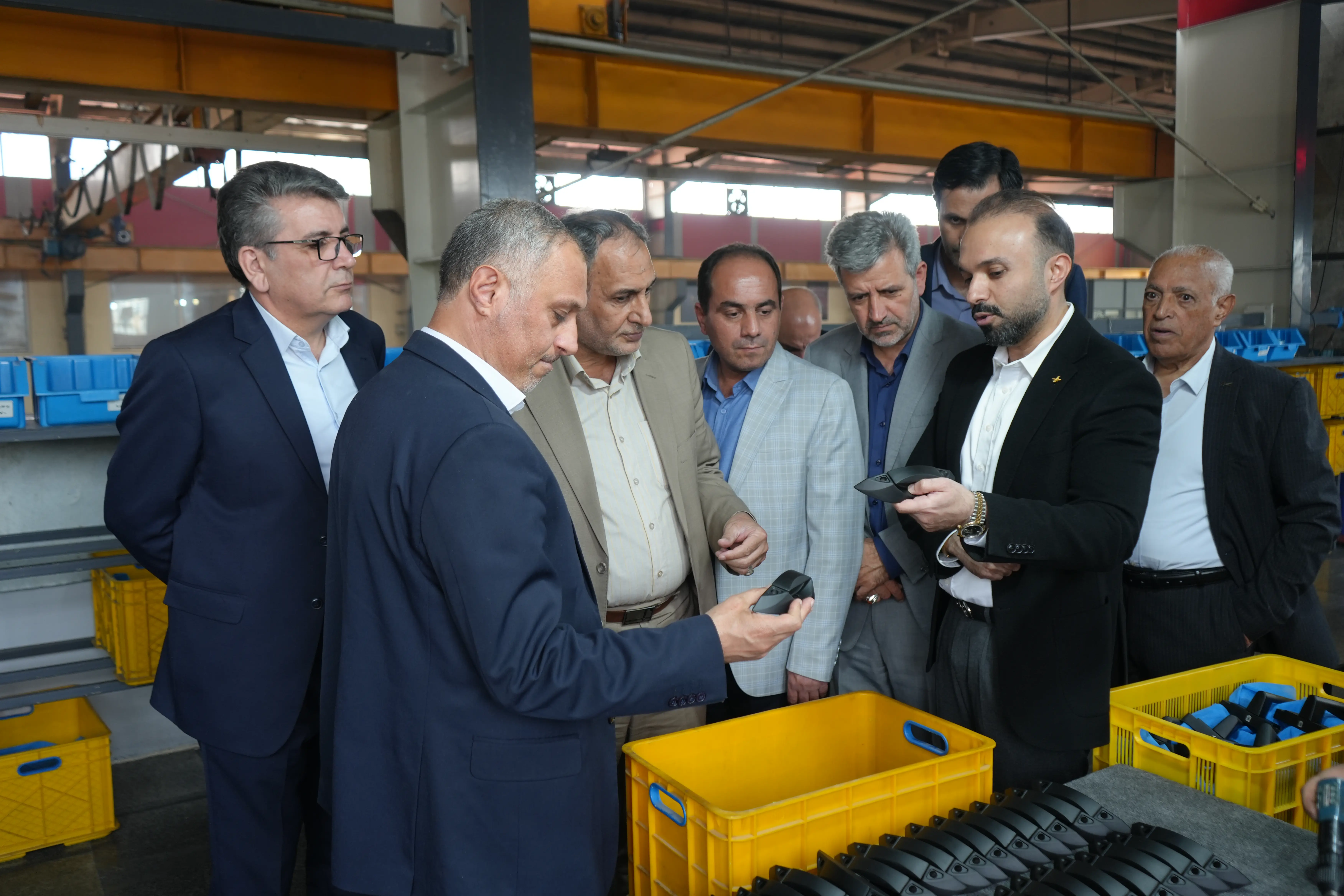 بازدید رئیس خانه صنعت، معدن و تجارت استان آذربایجان شرقی
